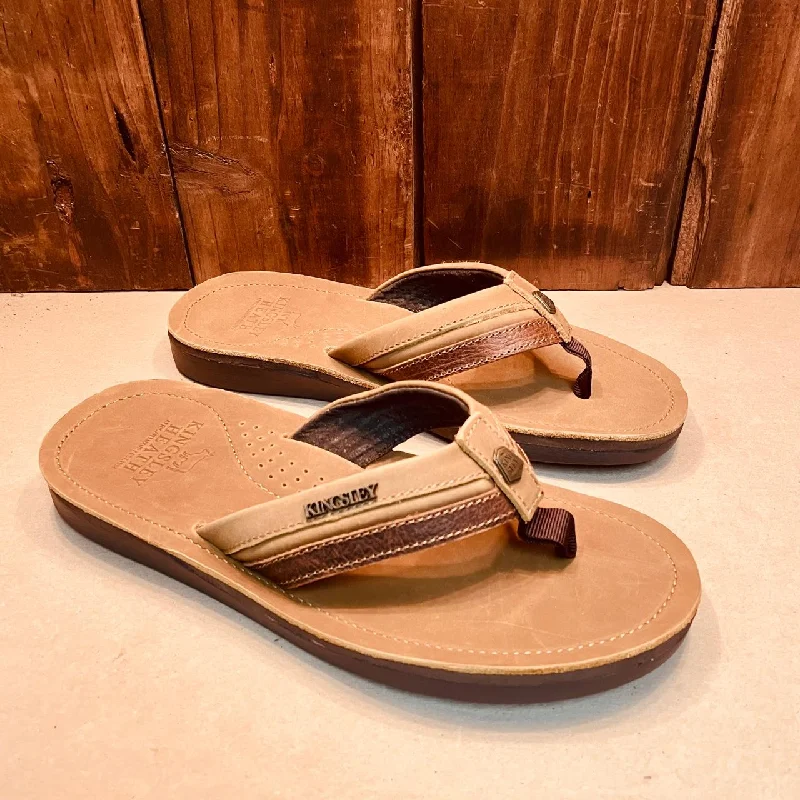 Men's leather sandals with an adjustable strap Kingsley Heath L Legend Trim Sandal Choc/Brass/Choc Men's leather sandals with an adjustable strap Kingsley Heath L Legend Trim Sandal Choc/Brass/Choc