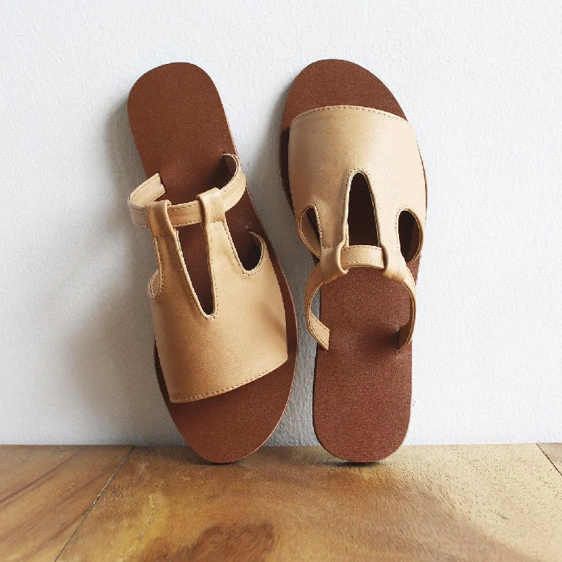 Men's sandals with a perforated leather upper for ventilation Gap mule sandals