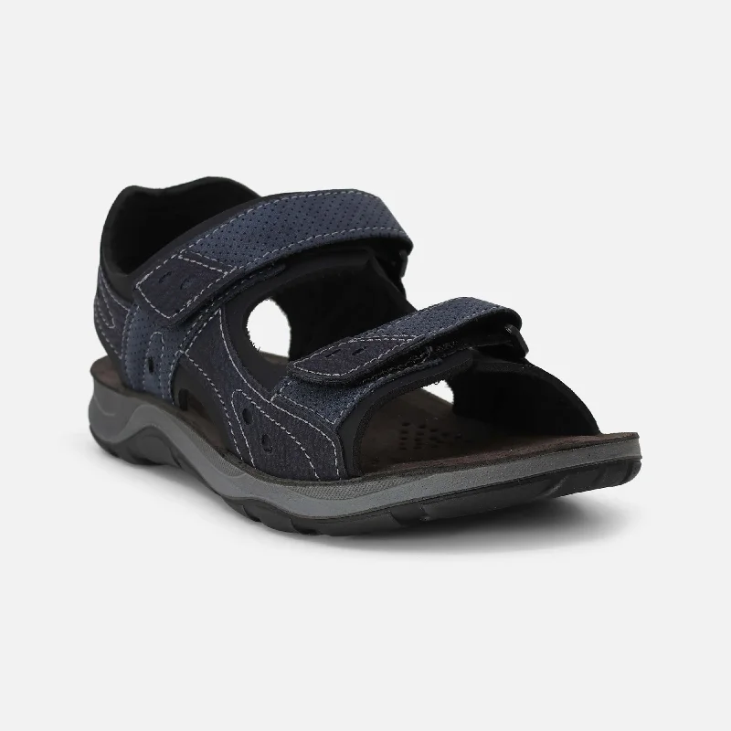 Men's sandals with a padded heel MEN CASUAL VELCRO SANDALS
