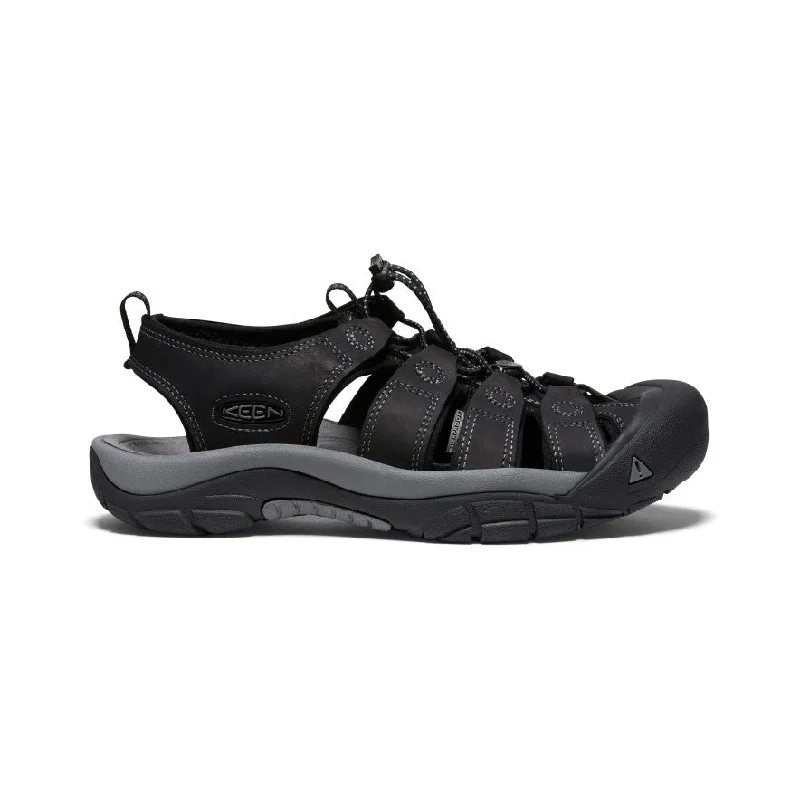 Men's sandals with a pointed toe for a stylish look Keen Men's Newport Leather 1022247 BLACK STEEL GREY Men's sandals with a pointed toe for a stylish look Keen Men's Newport Leather 1022247 BLACK STEEL GREY