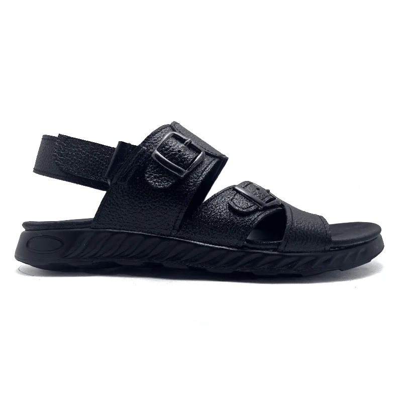 Flip - flop style men's sandals for beach wear Black Casual Sandal