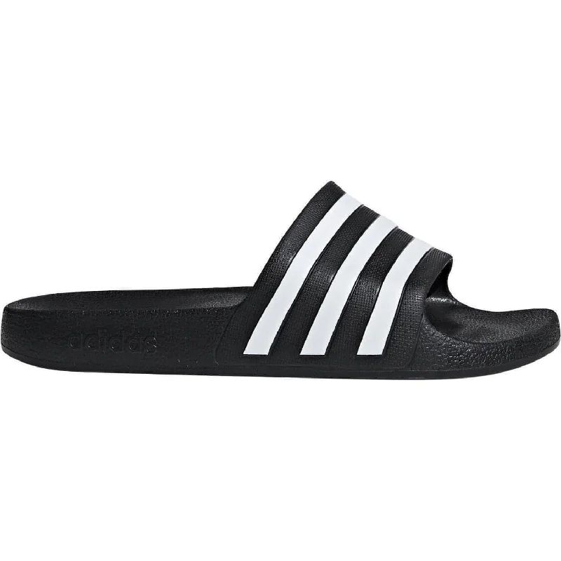 Men's sandals with a stretchy strap for a better fit adidas Adilette Aqua Sliders - Black