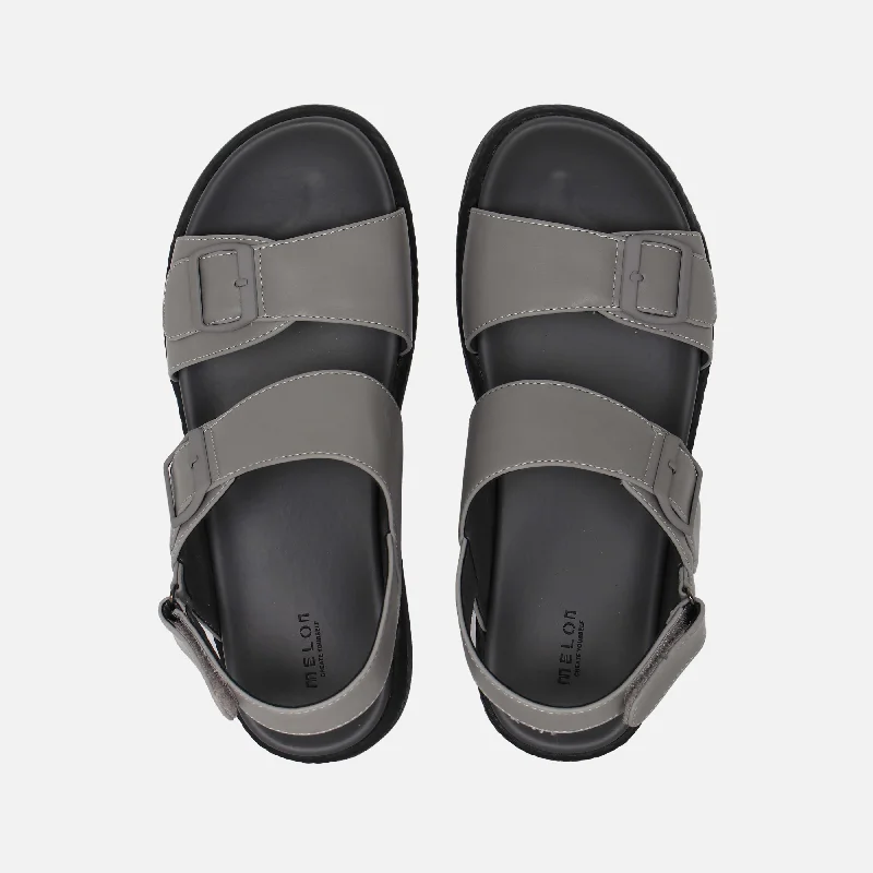 Men's leather sandals with an adjustable strap MEN CASUAL SLIP-ON SANDALS