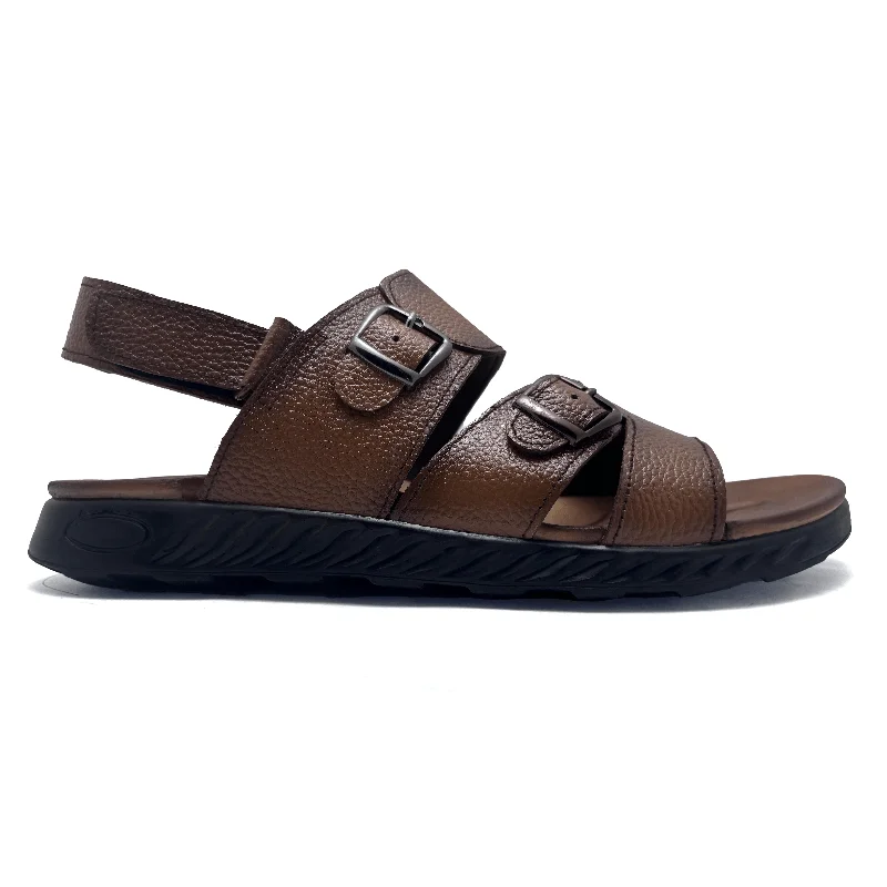 Men's sandals with a removable insole for cleaning Mustard Casual Sandal