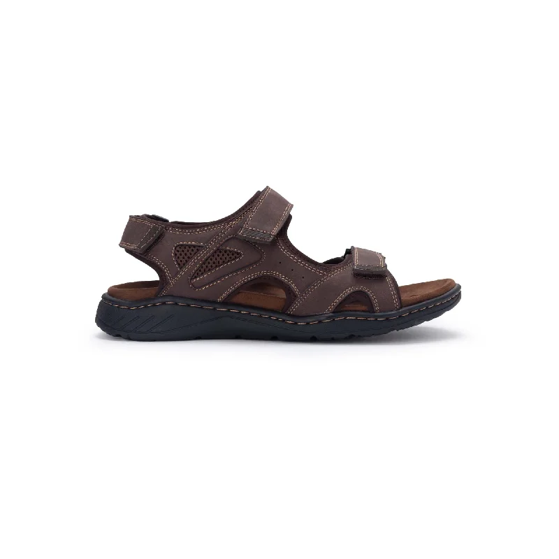 Men's leather sandals with an adjustable strap Weinbrenner Men Sandals 861X029