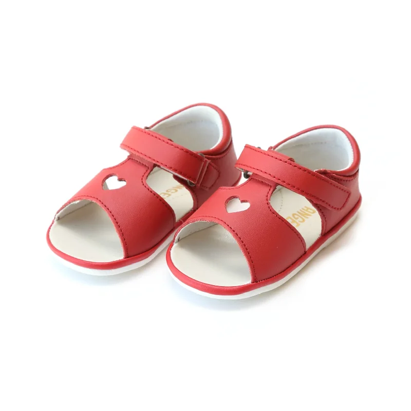 Men's sandals with a toe post design Betsy Open Heart Sandal (Baby)