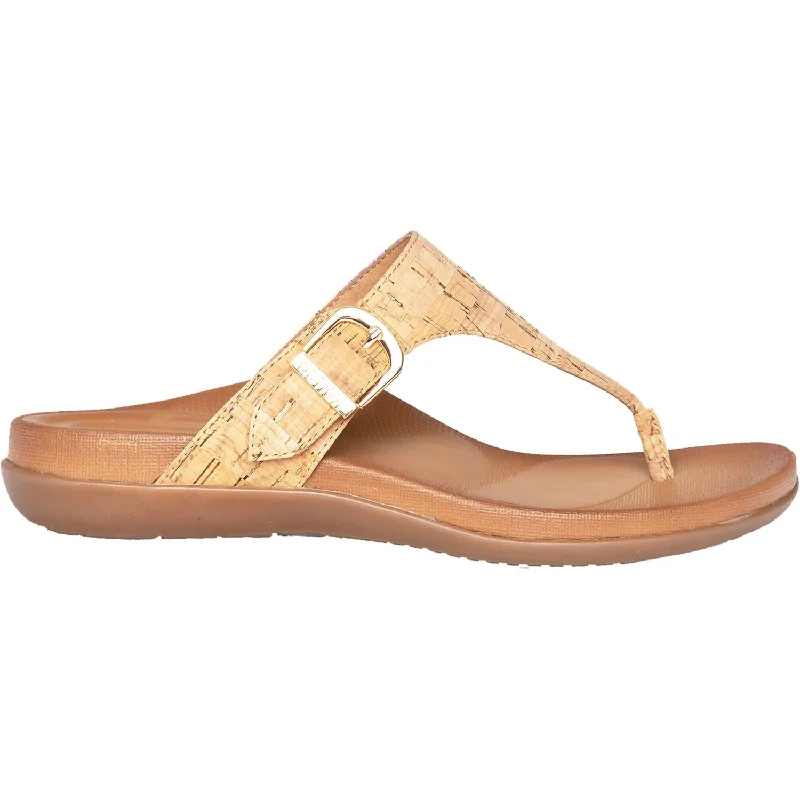 Men's sandals with a buckle closureWomen's Aetrex Rita Cork Synthetic