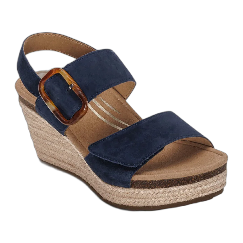 Men's sandals with a leather lining for comfortAshley Arch Support Wedge