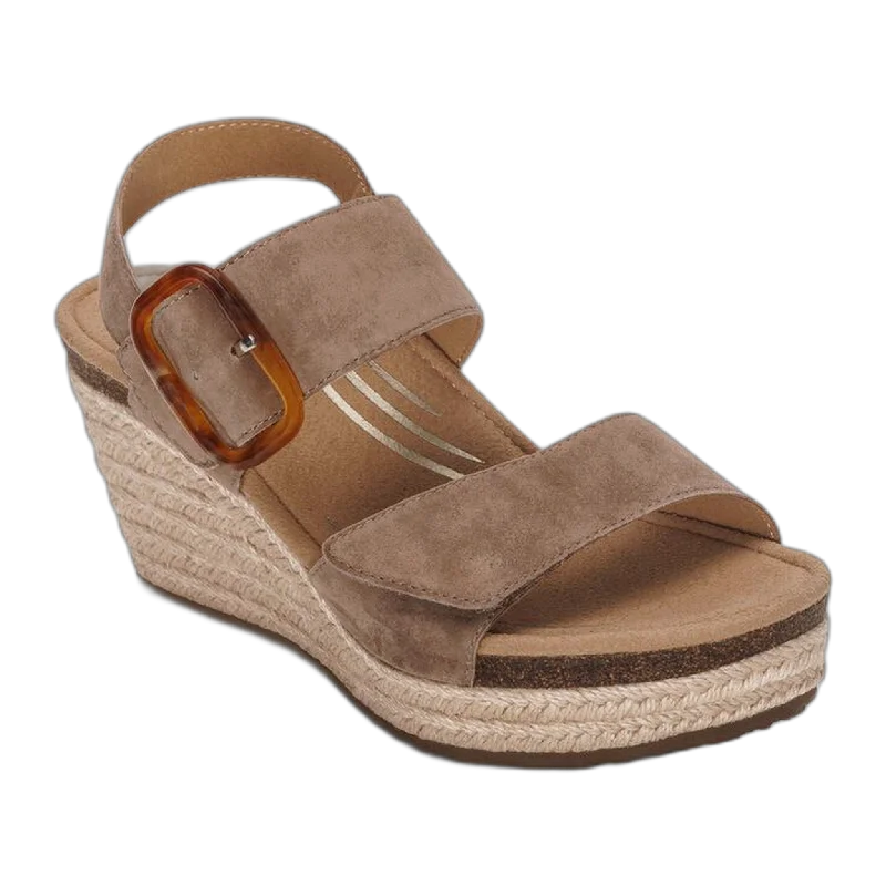 Men's sandals with a wide strap for supportAshley Arch Support Wedge