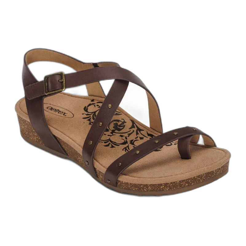 Men's sandals with a rubber sole for tractionLauren Quarter Strap Sandal