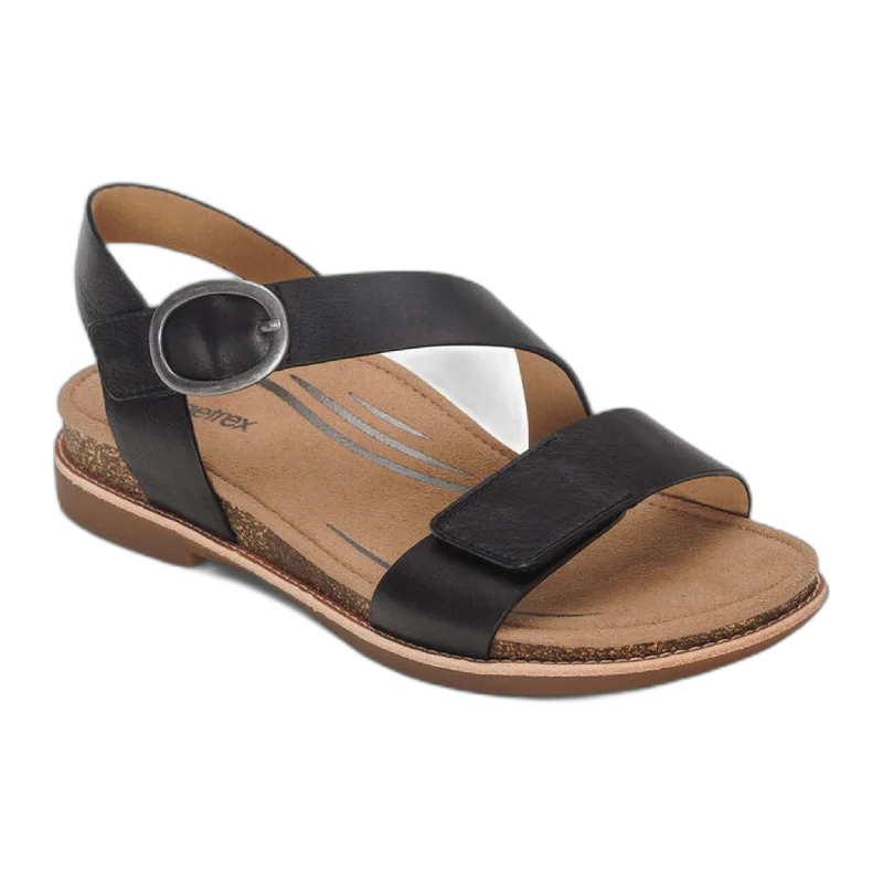 Flip - flop style men's sandals for beach wearTamara Asymmetrical Quarter Strap Sandal