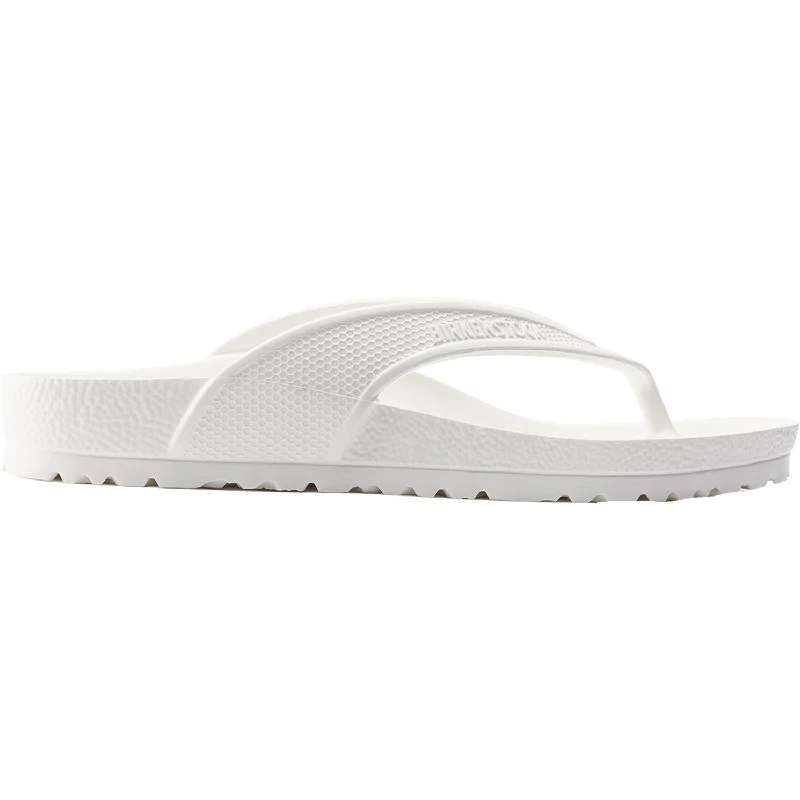 Men's sandals with a shock - absorbing insoleWomen's Birkenstock Honolulu EVA White EVA