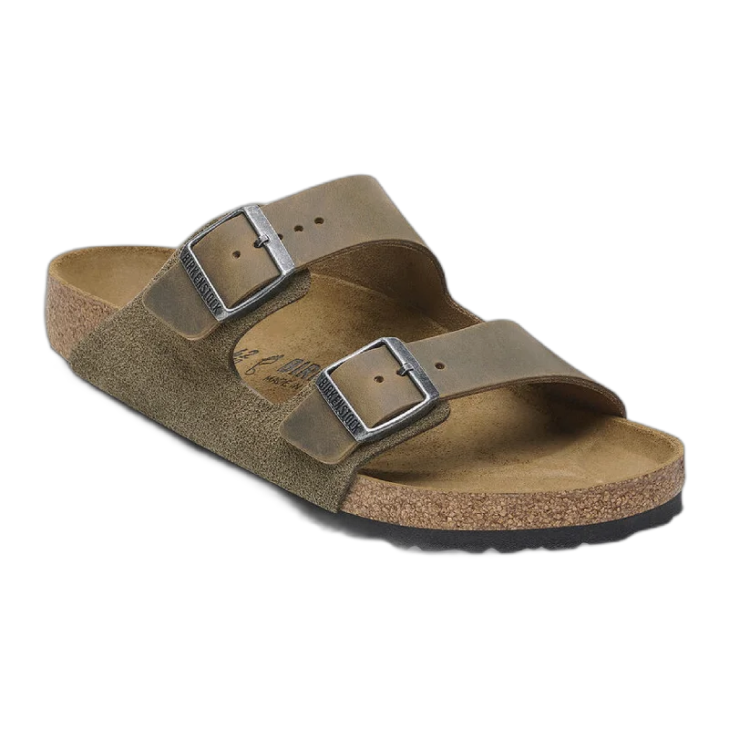 Men's sandals with a padded heelArizona Mixed Leather
