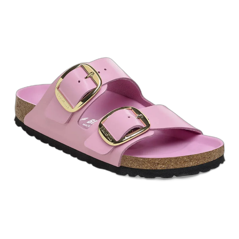 Men's sandals with a durable outer soleArizona Big Buckle Patent Leather