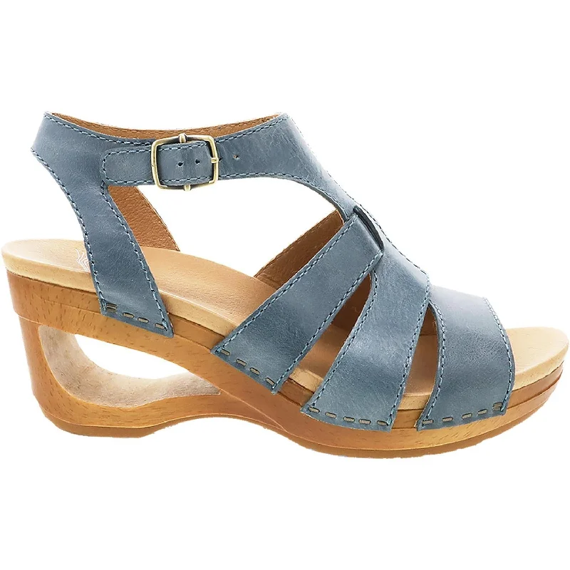 Men's sandals with a pointed toe for a stylish lookWomen's Dansko Trudy Denim Waxy Calf Leather