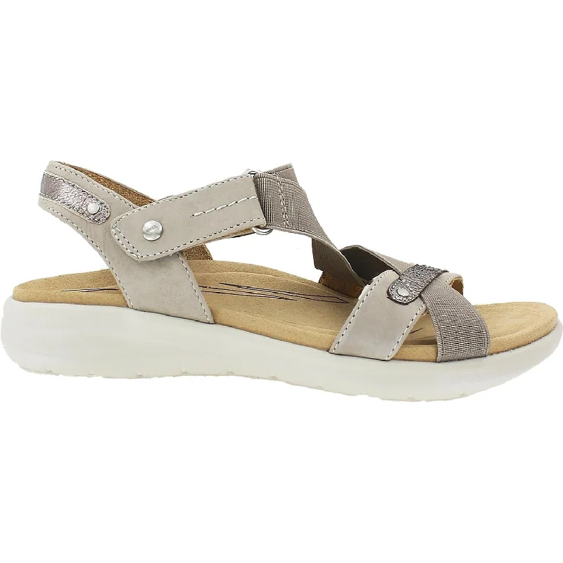 Men's sandals with a removable insole for cleaningWomen's Earth Bali Taupe Nubuck