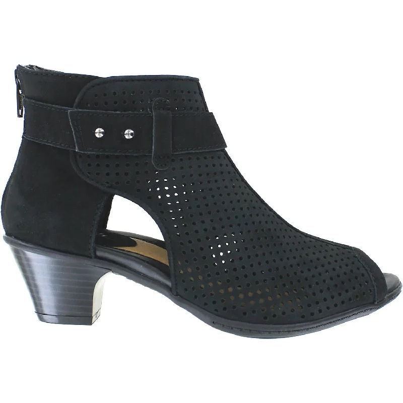 Men's sandals with a pointed toe for a stylish lookWomen's Earth Intrepid Black Nubuck