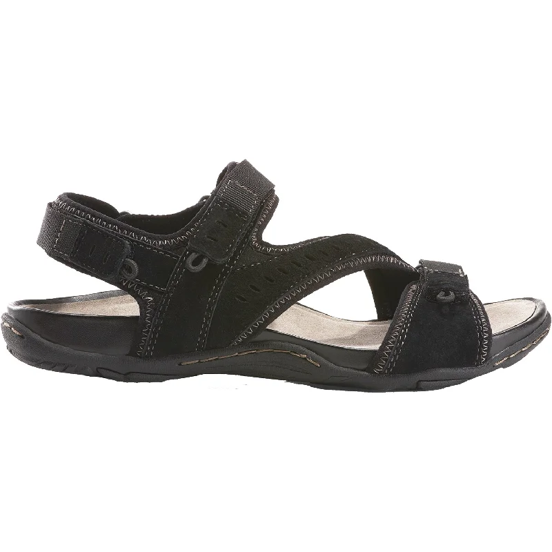Men's sandals with a shock - absorbing insoleWomen's Earth Nevis Black Nubuck