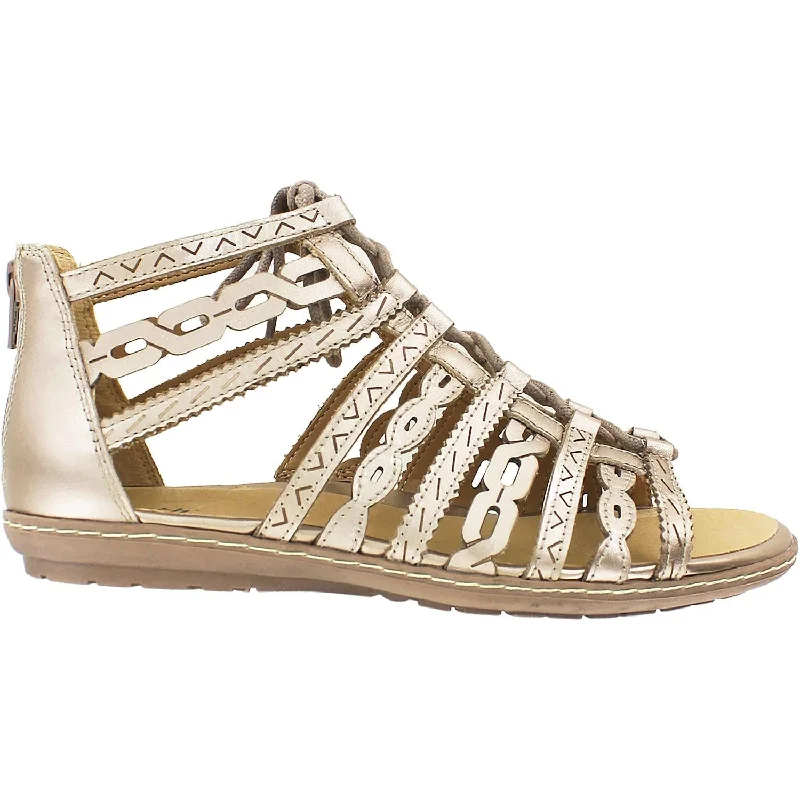 Men's sandals with a durable outer soleWomen's Earth Tidal Titanium Leather