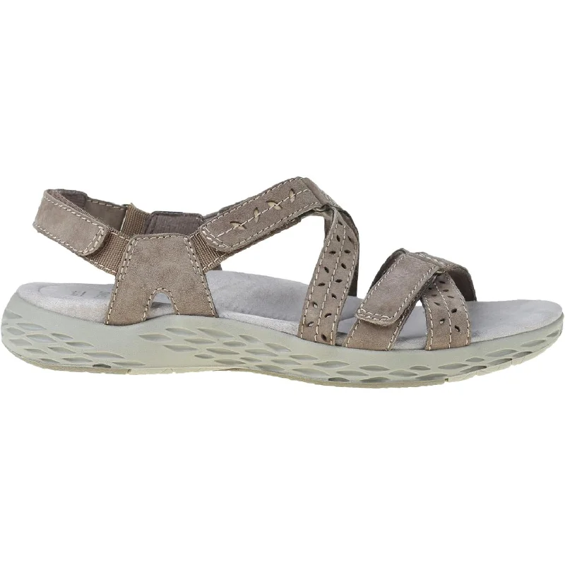 Men's sandals with a contrast stitching detailWomen's Earth Winona Sedona Brown Suede