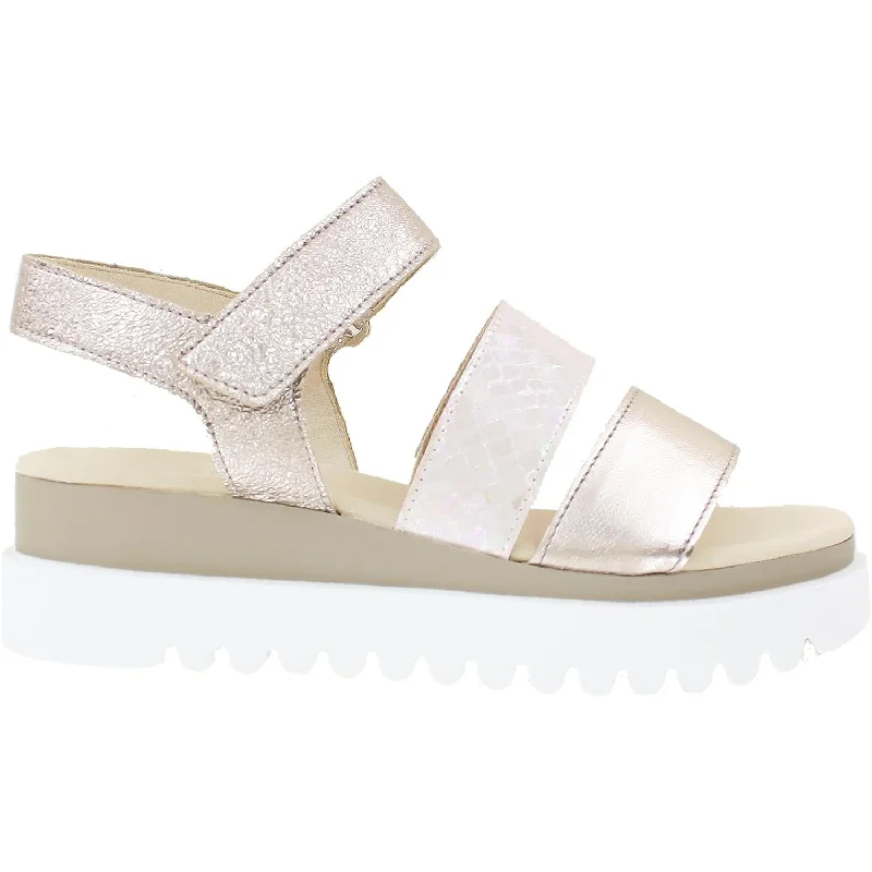 Flip - flop style men's sandals for beach wearWomen's Gabor 83.610.64 Shell/Light Rose Leather