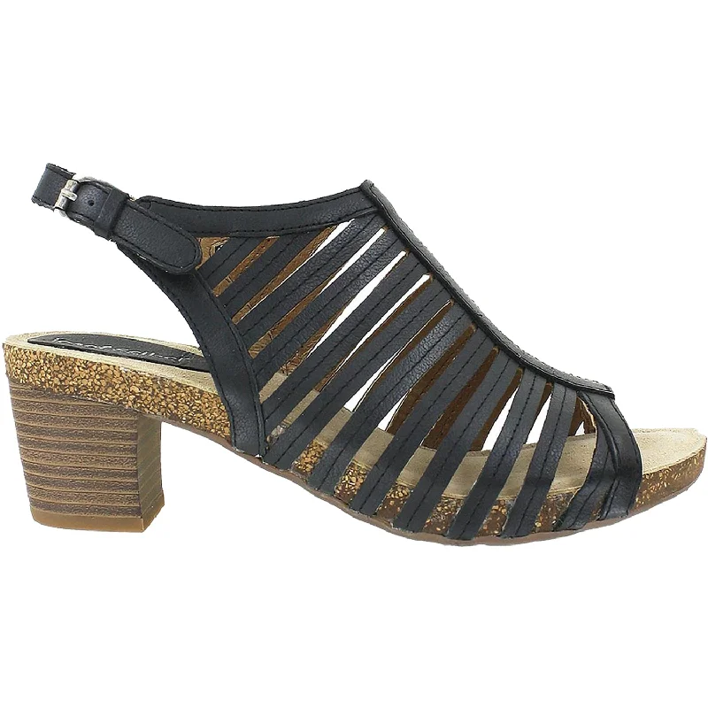 Men's sandals with a flexible sole for easy movementWomen's Josef Seibel Sunny 01 Black Leather