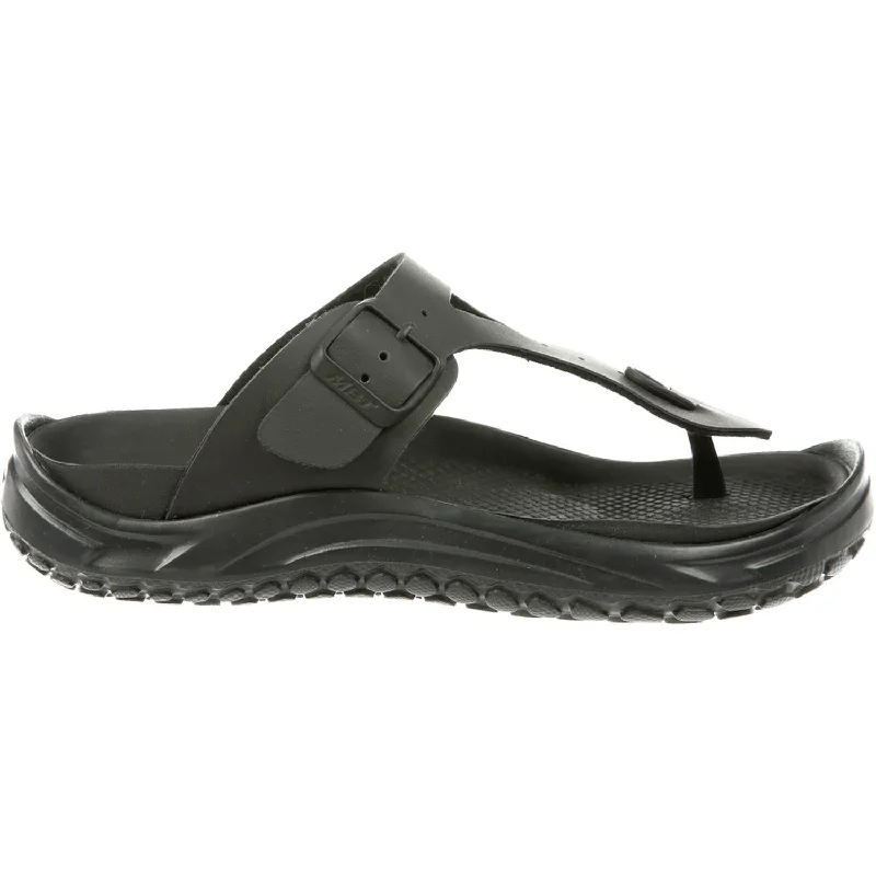 Men's sandals with a removable insole for cleaningWomen's MBT Meru Black Synthetic