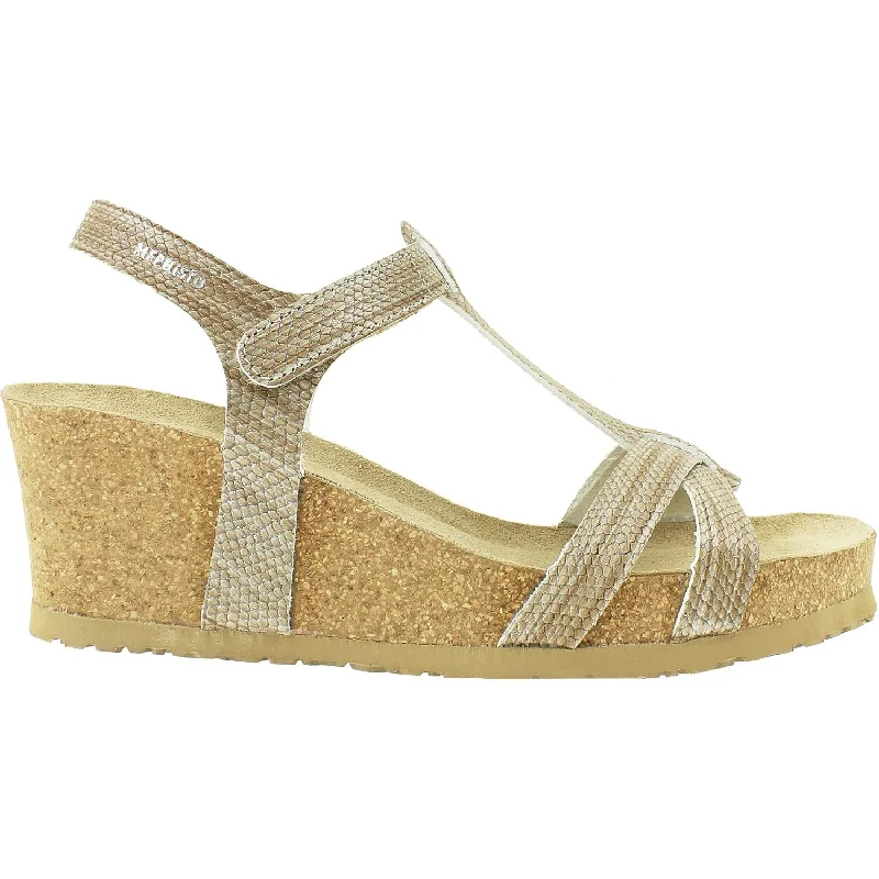 Men's sandals with a rubber sole for tractionWomen's Mephisto Liviane Light Sand Zambie Leather