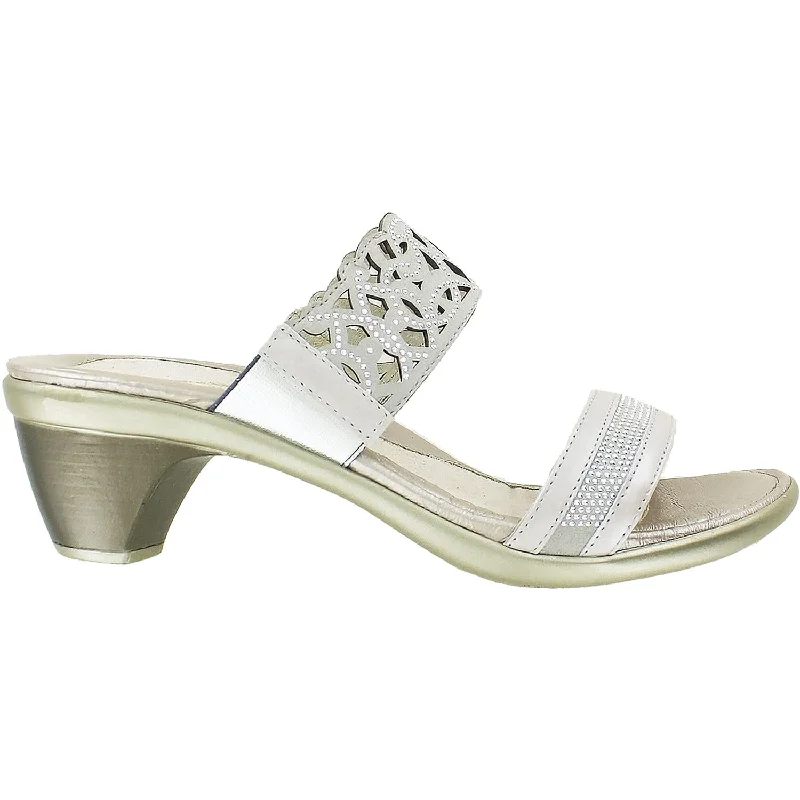 Men's sandals with a wide strap for supportWomen's Naot Contempo Quartz/Beige/Silver Leather