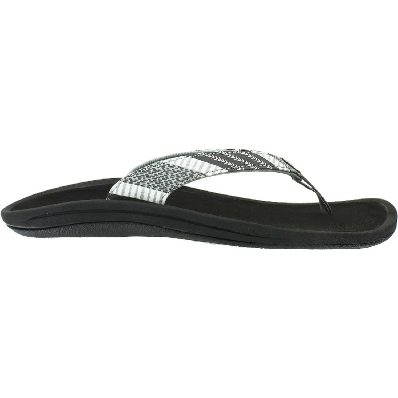 Men's sandals with a toe post designWomen's OluKai Kulapa Kai Poi/Kapa Stripe Synthetic