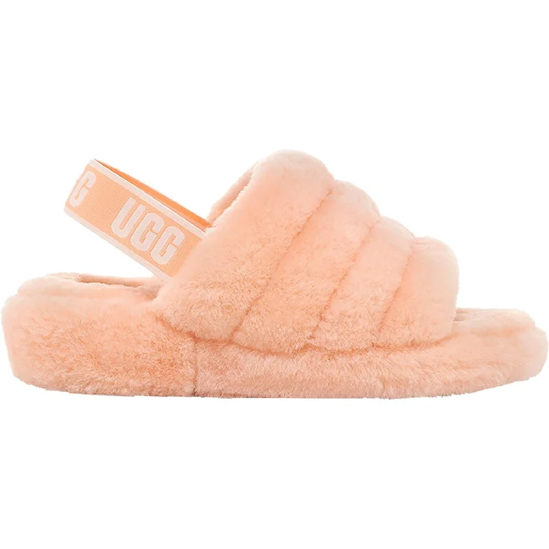 Flip - flop style men's sandals for beach wearWomen's UGG Fluff Yeah Slide Scallop Sheepskin