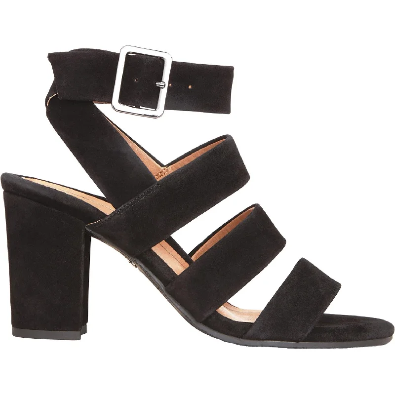 Men's sandals with a stretchy strap for a better fitWomen's Vionic Blaire Black Suede