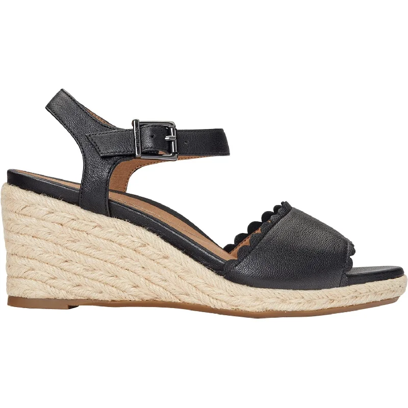 Men's sandals with a durable outer soleWomen's Vionic Stephany Black Leather