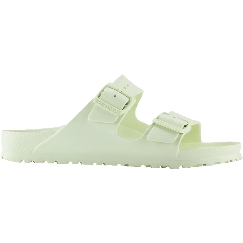 Men's sandals with a rubber sole for tractionWomen's Birkenstock Arizona Essentials Faded Lime EVA