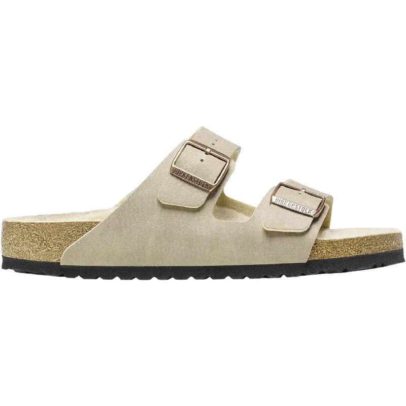 Men's sandals with a stretchy strap for a better fitWomen's Birkenstock Arizona Shearling Desert Grey Wool