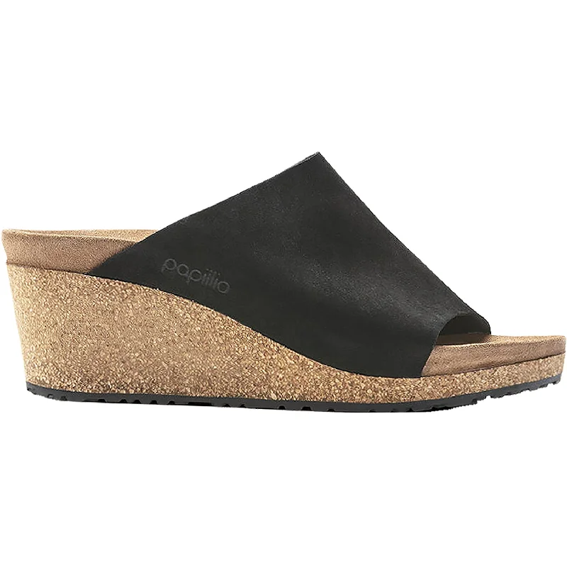 Men's sandals with a leather lining for comfortWomen's Birkenstock Papillio Namica Black Suede