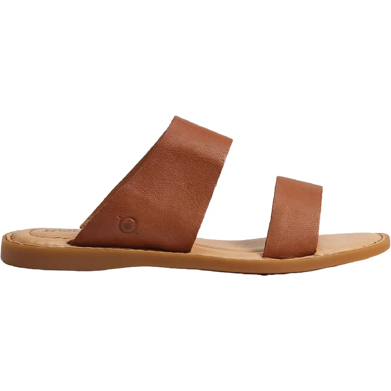 Men's sandals with a decorative buckle or charmWomen's Born Inslo Slide Sandal Cuoio Brown