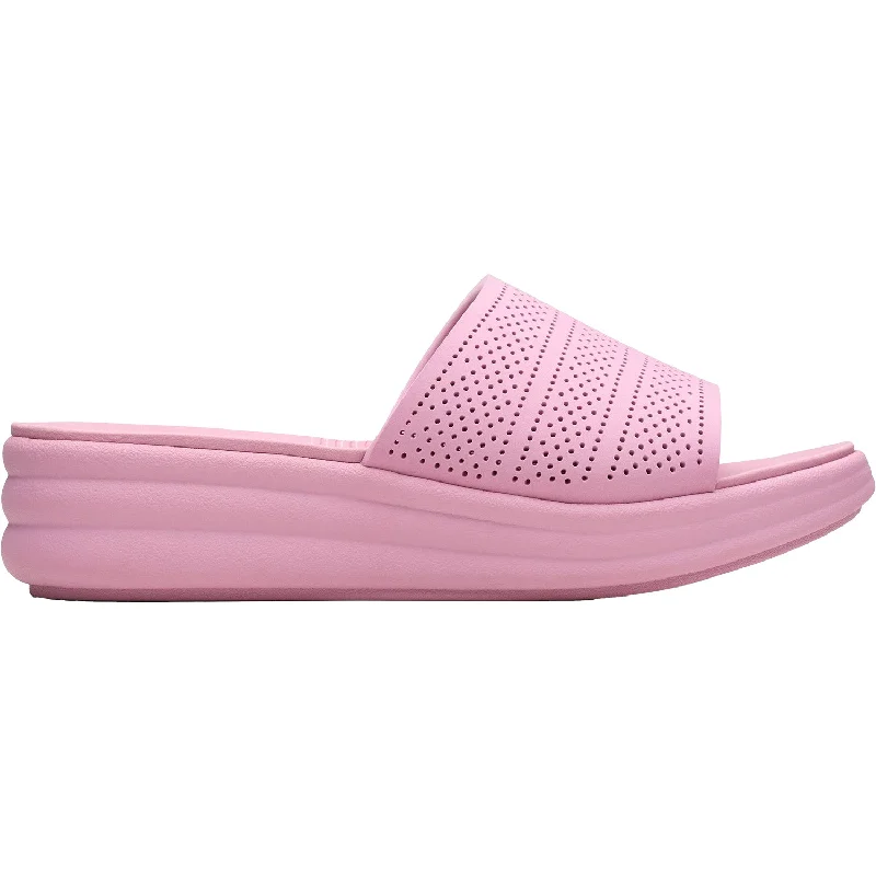 Men's sandals in a neutral color like black or brownWomen's Clarks Drift Twist Purple Synthetic