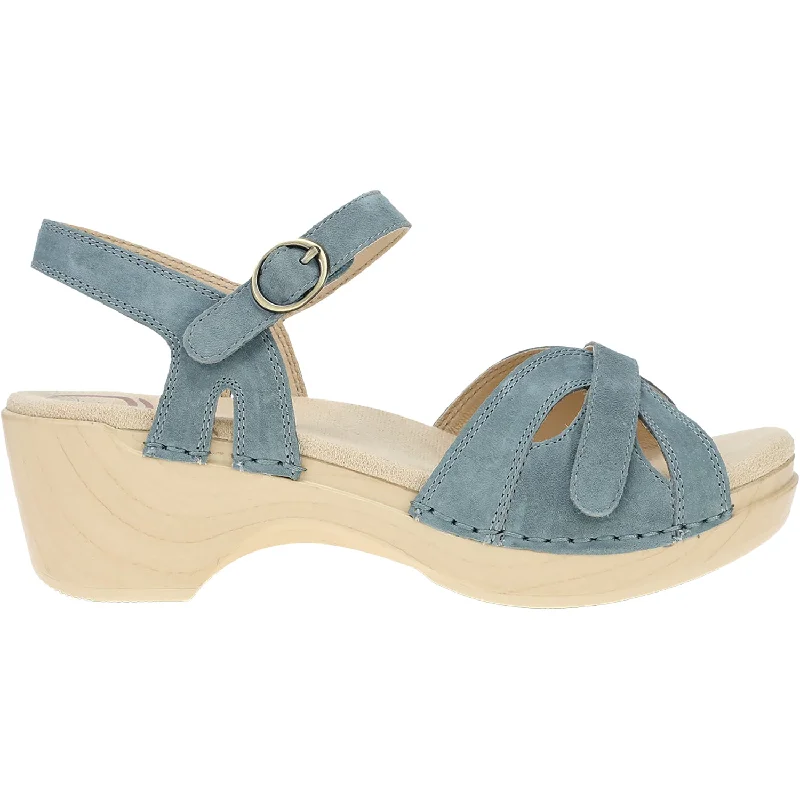 Men's sandals with a removable insole for cleaningWomen's Dansko Season Denim Suede