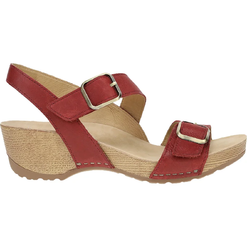 Men's sandals with a rubber sole for tractionWomen's Dansko Trinity Cayenne Burnished Nubuck