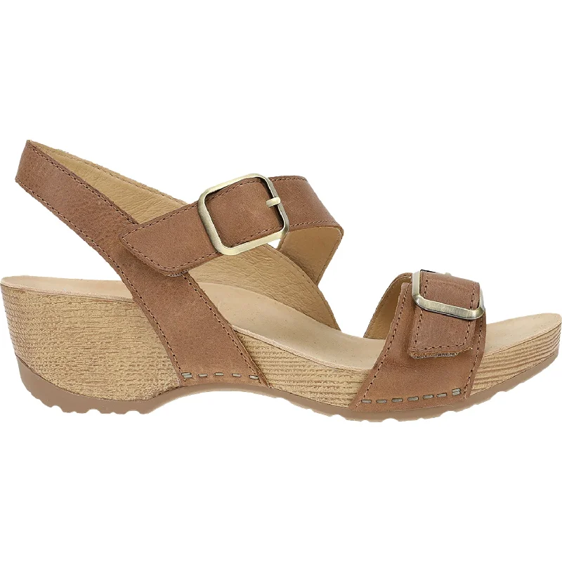 Men's sandals with a leather lining for comfortWomen's Dansko Trinity Tan Burnished Nubuck