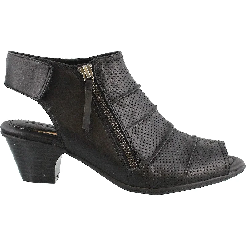 Flip - flop style men's sandals for beach wearWomen's Earth Hydra Black Leather