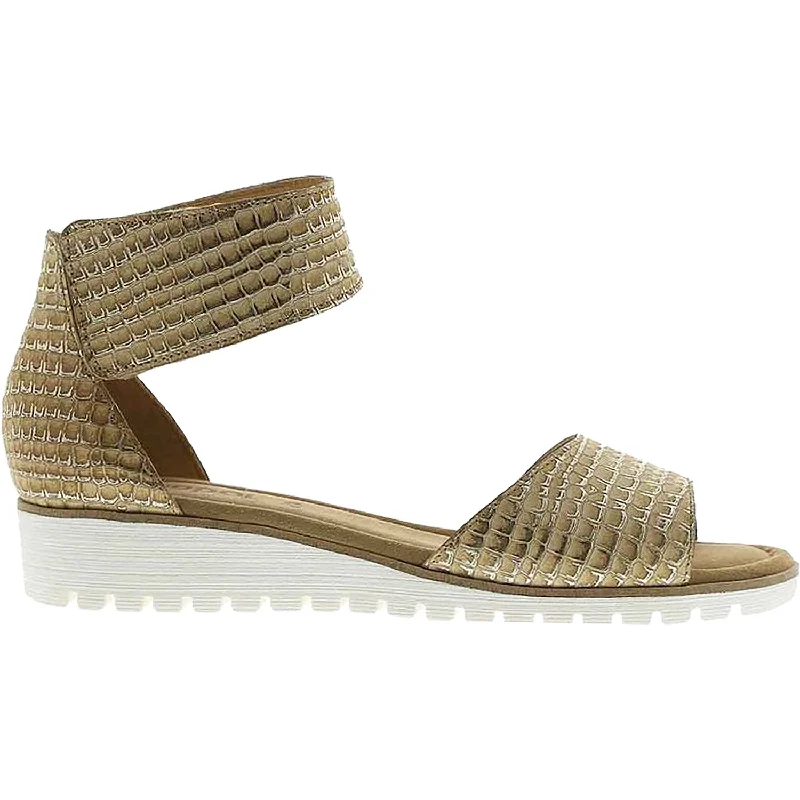 Men's sandals with a contrast stitching detailWomen's Gabor 64.570.88 Tan Leather