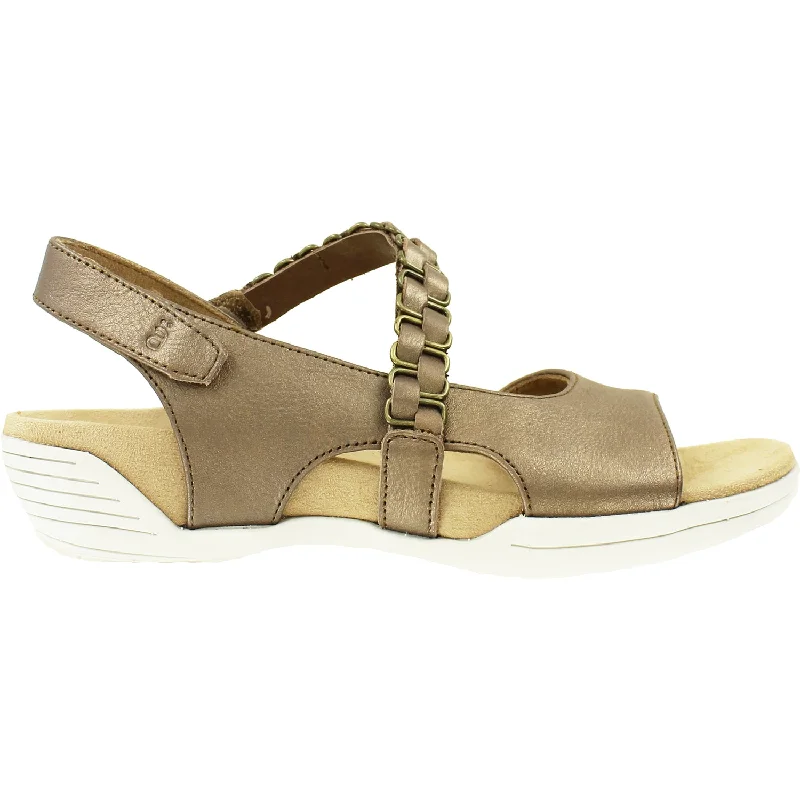 Men's sandals with a buckle closureWomen's Halsa Destiny Bronze Leather