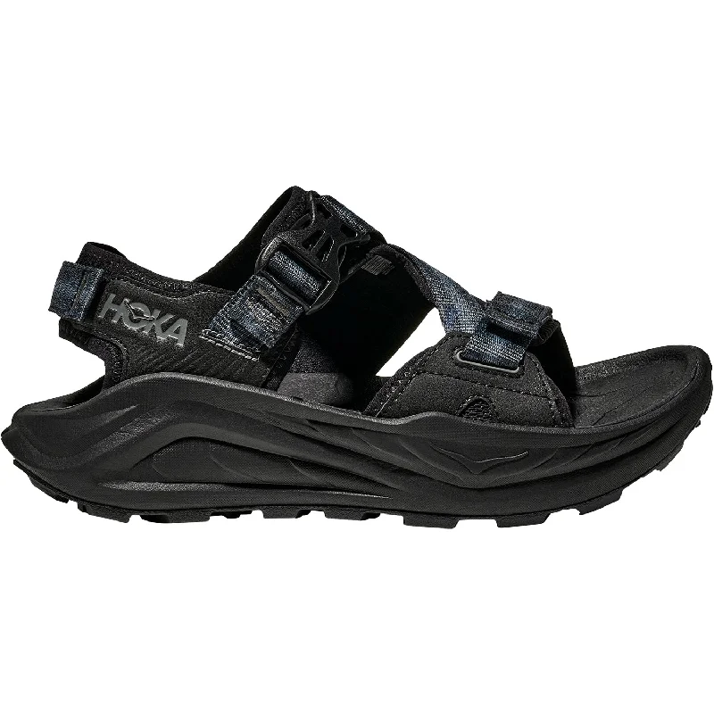Men's sandals with a cushioned footbedWomen's Hoka Infini Hike TC Black/Black Synthetic