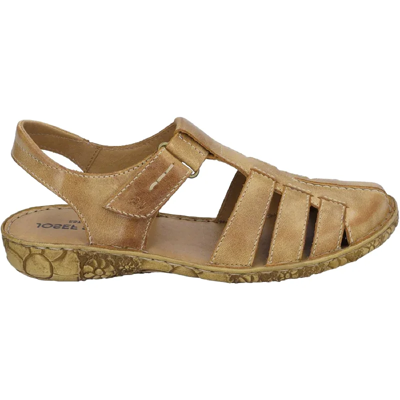Men's sandals with a cushioned footbedWomen's Josef Seibel Rosalie 48 Cognac Leather