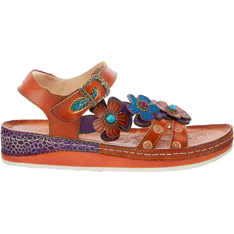 Men's sandals with a flexible sole for easy movementWomen's L'Artiste by Spring Step Goodie Camel Leather