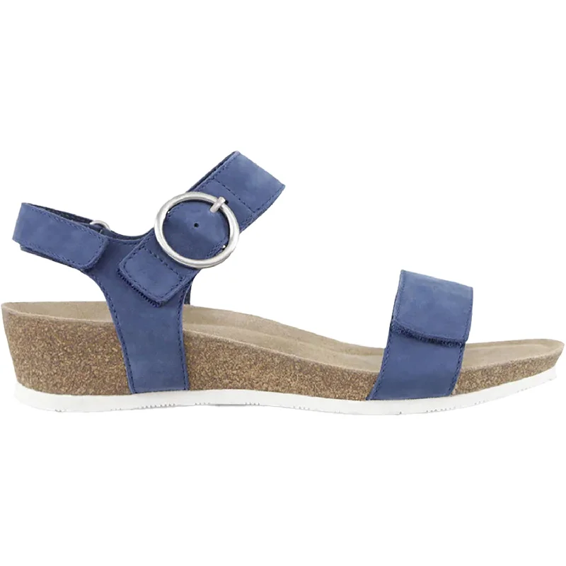 Men's sandals with a removable insole for cleaningWomen's Munro Sintra Atlantic Blue Nubuck