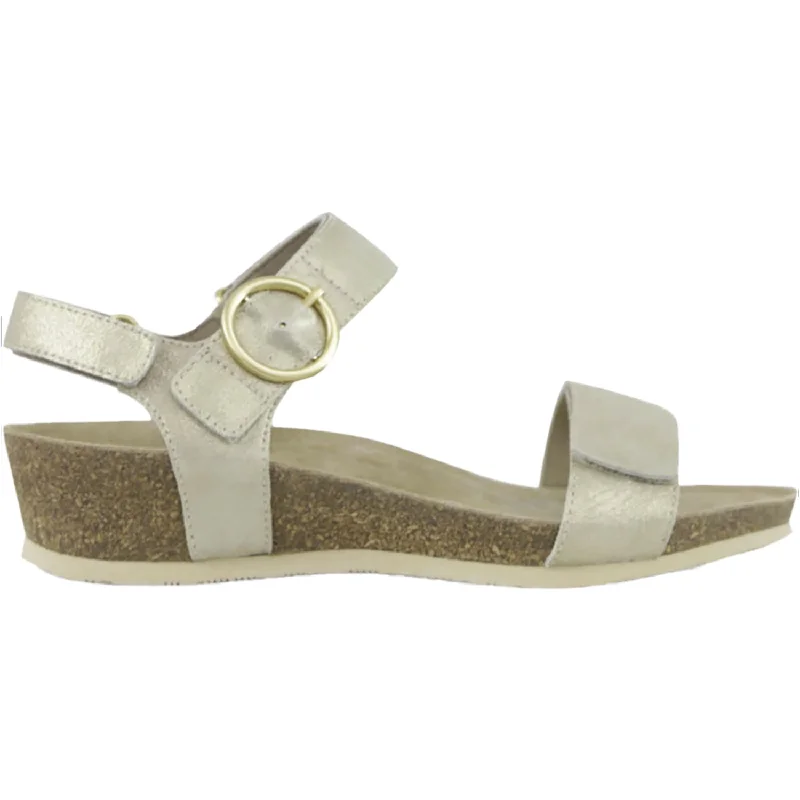 Men's sandals with a padded heelWomen's Munro Sintra Gold/Tan Combo Leather