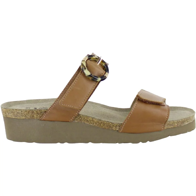 Men's sandals with a cushioned footbedWomen's Naot Anabel Caramel Leather